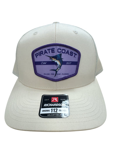 PC  Purple Marlin Badge 112 Hat
