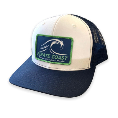 Navy Simple Wave Patch Hat 112